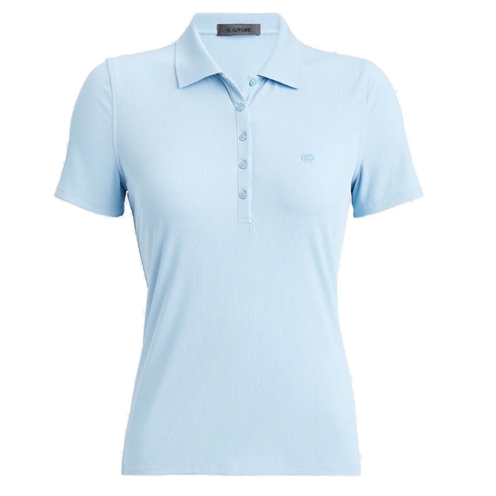 G/FORE Baja Women's Ribbed Tech Nylon Polo Shirt Size XS